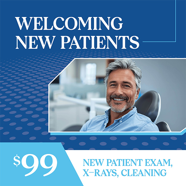 $99 Exam, X-Rays, and Cleaning
