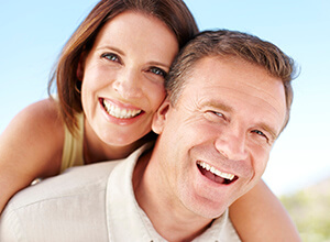 Smiling woman in dental chair